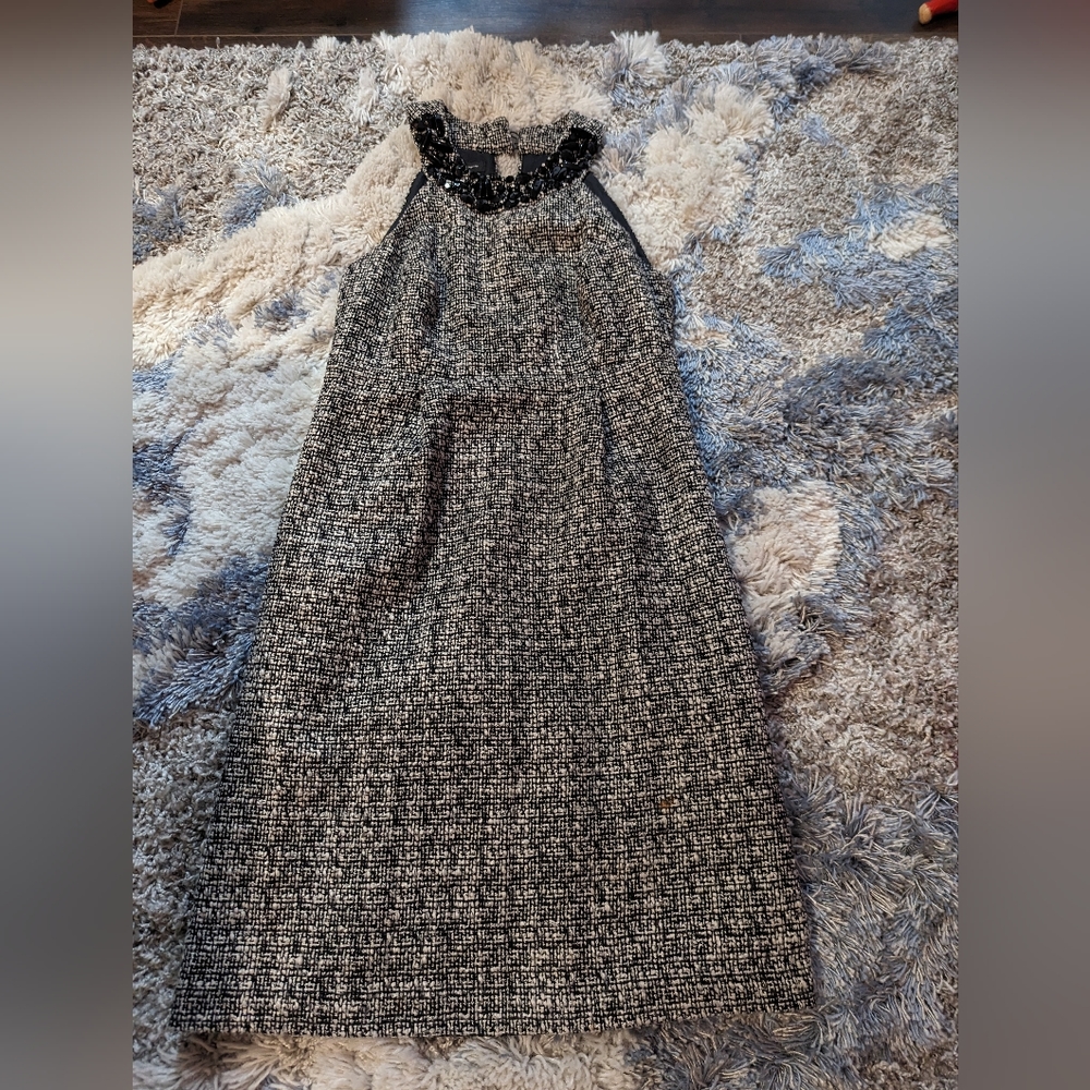 Tweed wool dress